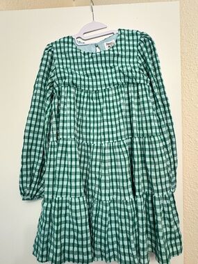 princess polly green gingham dress Frankey Strapless Drop Waist Maxi Dress | Green check | Womens main image 1